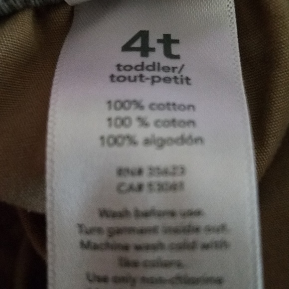 Carter Khaki Drawstring Pants - Picture 4 of 5